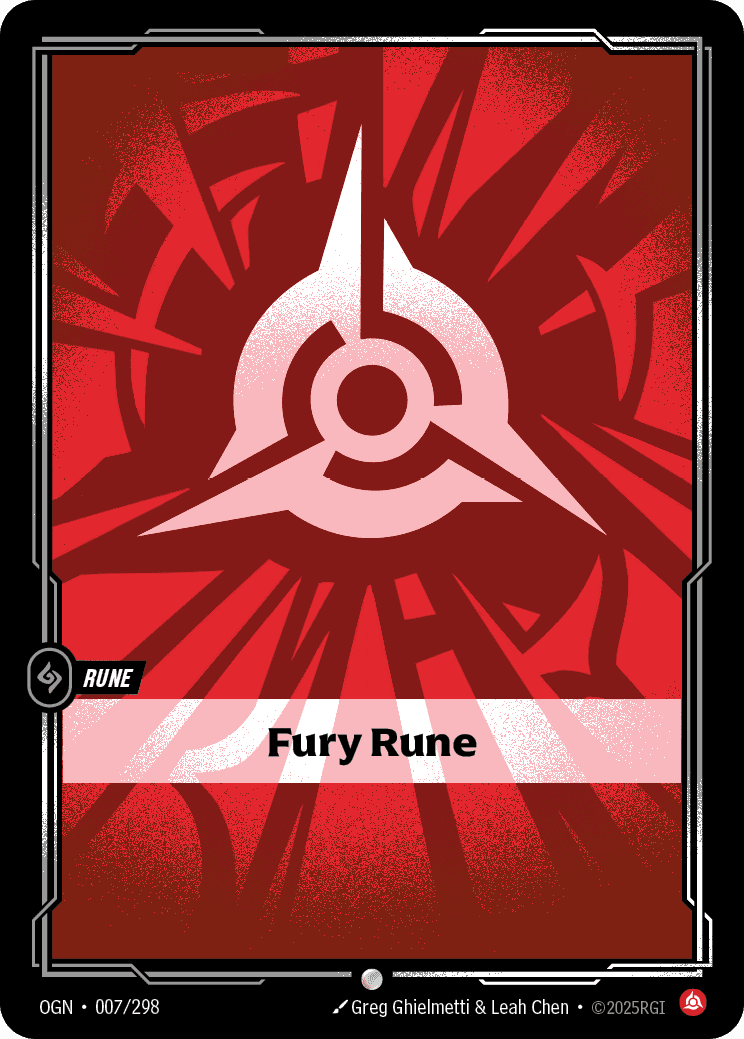 Fury Rune — Riftbound Rune: Fury Rune.