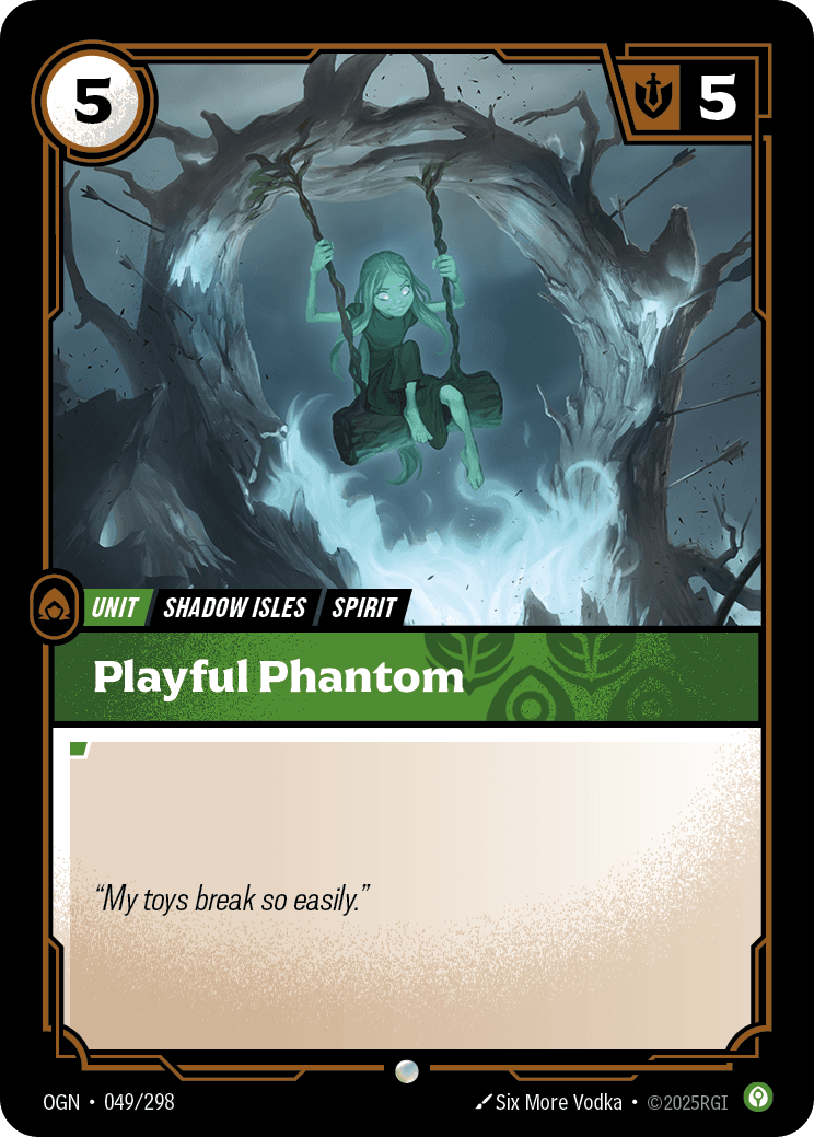 Playful Phantom — Riftbound Unit: Playful Phantom.